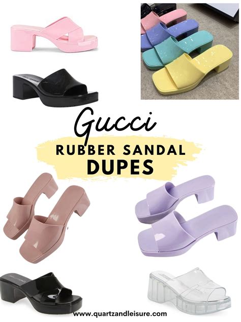 gucci rubber sandals dupe amazon|gucci sandals dupe aliexpress.